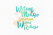 Tresno Typeface, a Script Font by Adhreza (Thumbnail 4 of 5)