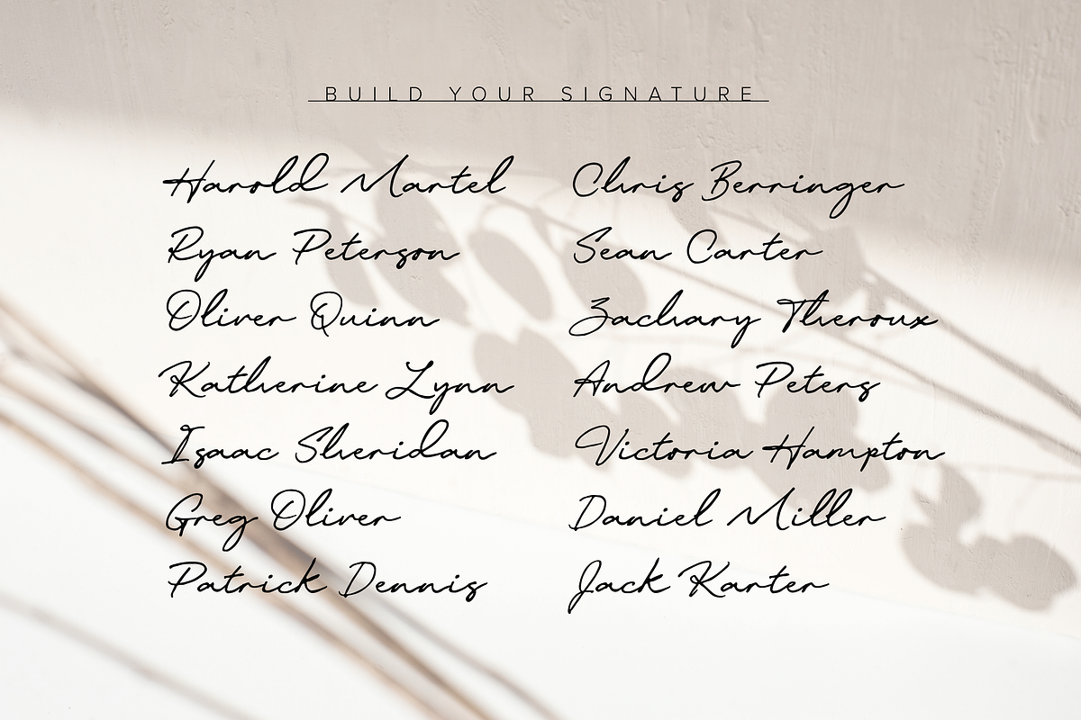 Journal Script | A Signature Font, a Handwritten Font by Hustle Supply Co. (Photo 4 of 7)