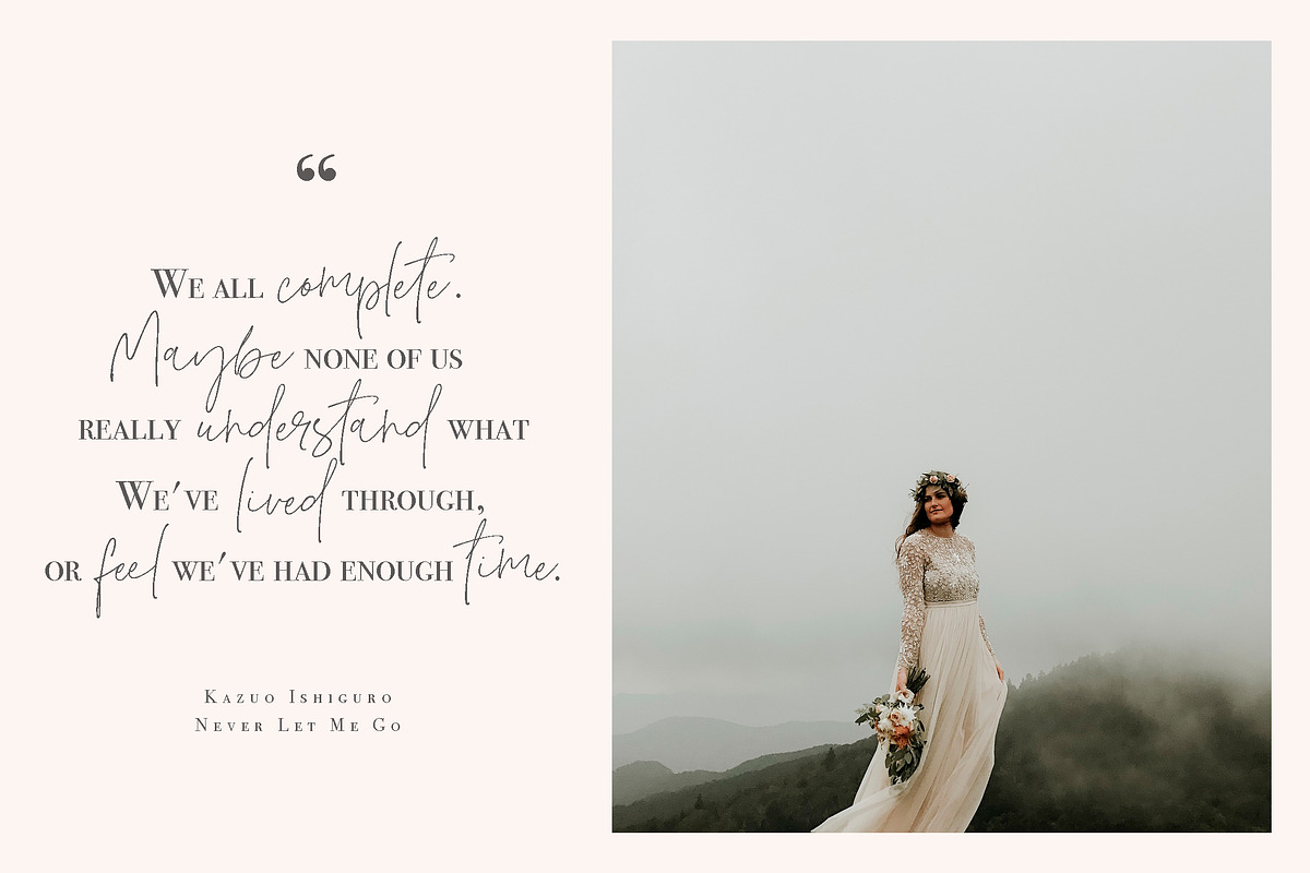 Montpellier | Signature Font preview 8