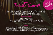 Tahiti Sand. Fonts & Graphics., a Script Font by Red Ink (Thumbnail 20 of 23)