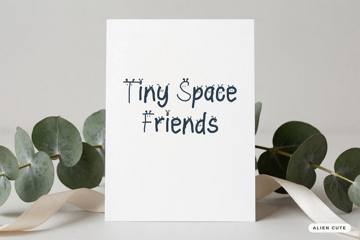 Alien Cute – Playful Slab, a Slab Serif Font by Gookkis Studio (Photo 14 of 17)