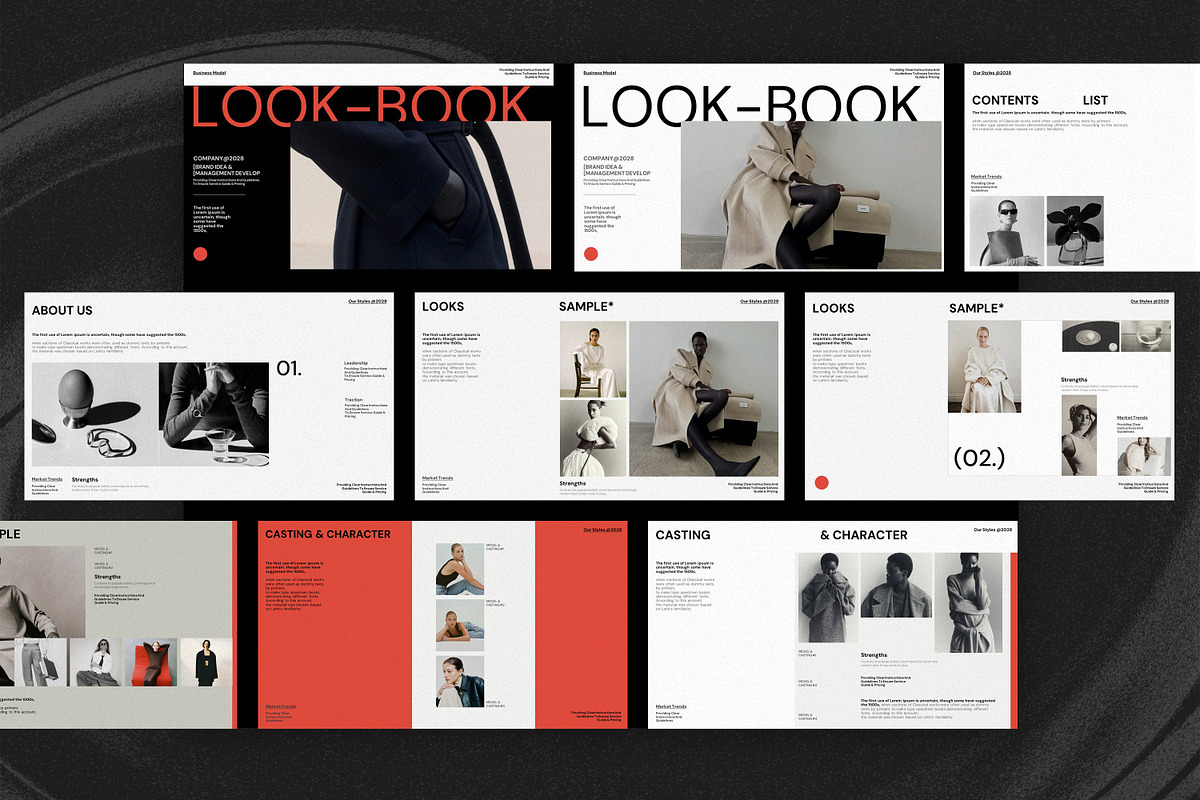 Aura | Lookbook and Brief Template, a Presentation Template by Studio Industry (Photo 7 of 10)