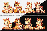 Horse Mother's Day Clipart, a Graphic by Artnoy (Thumbnail 2 of 5)