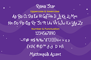 Riana Star - Display Font, a Script Font by Attype (Thumbnail 6 of 8)