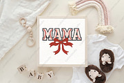 Faux Yarn Baseball Mama Coquette PNG, an Illustration by CraftArtStudio (Thumbnail 4 of 4)