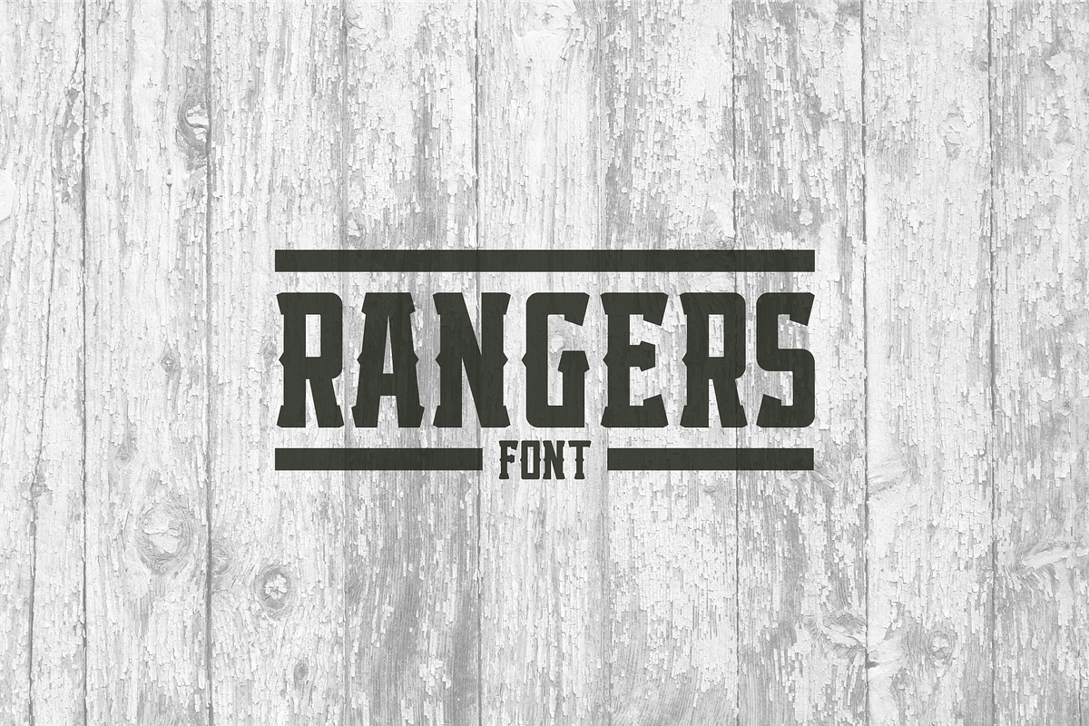 RANGERS FONT, a Font by Alphabet Agency