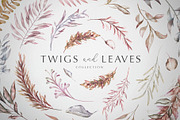 Twigs and Leaves, an Illustration by Michael Rayback Design (Thumbnail 1 of 9)