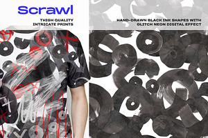 Scrawl Seamless Patterns