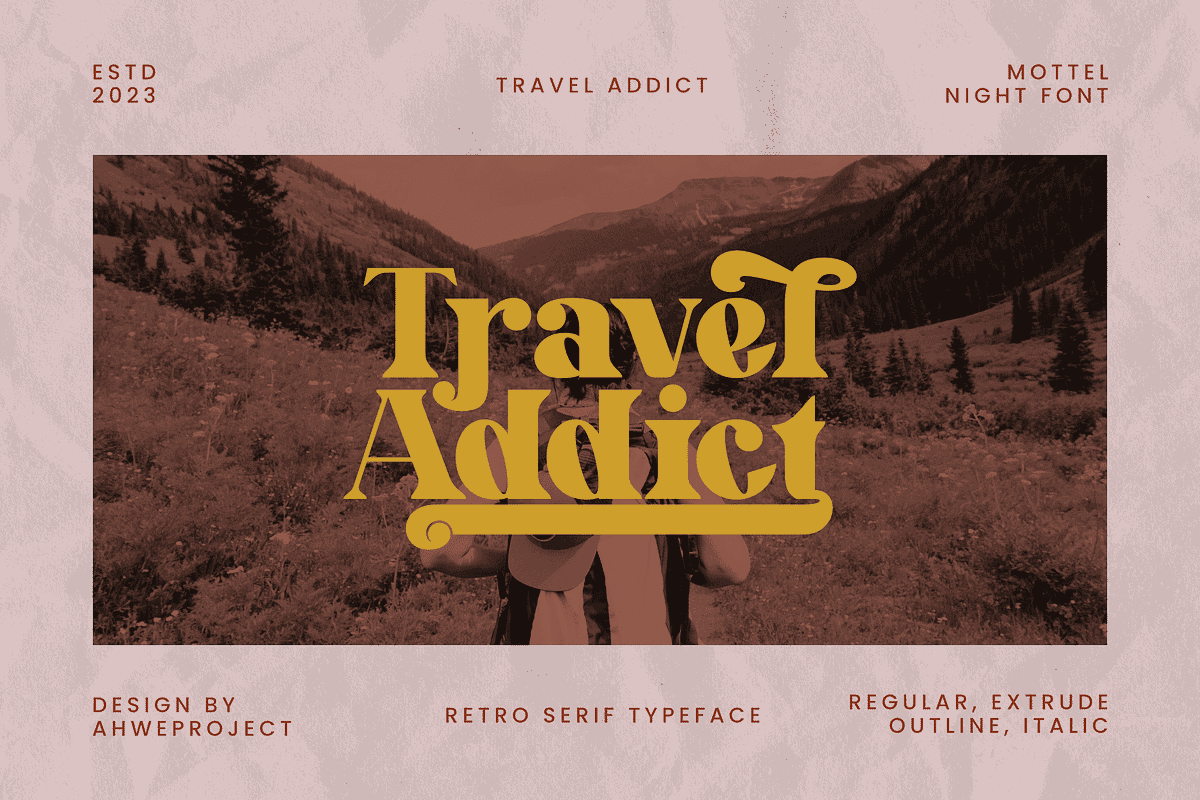 Mottelnight, a Serif Font by ahweproject (Photo 3 of 11)