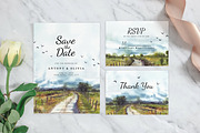 Watercolor Dirt Road & Landscapes, an Illustration by Yorda Studio (Thumbnail 7 of 11)
