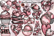 Sweet Chocolates Valentine's Day Cli, an Illustration by SVGArt (Thumbnail 1 of 8)