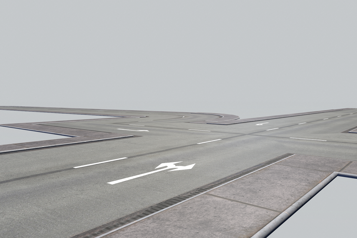 Road Modules PBR Pack, an Architecture 3D Model by Daniel Mikulik (Photo 7 of 24)