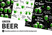 Green Beer. Patterns, a Pattern Graphic by Yulia Ogneva (Thumbnail 1 of 6)