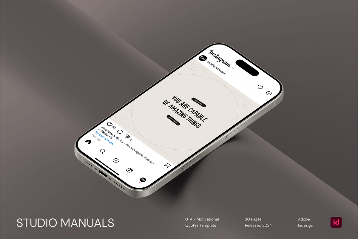 UTA – Motivational And Quotes, a Social Media Template by Studio Manuals (Photo 7 of 8)
