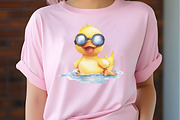 Cute Summer Rubber Duck Clipart, an Illustration by RobertsArt (Thumbnail 5 of 7)