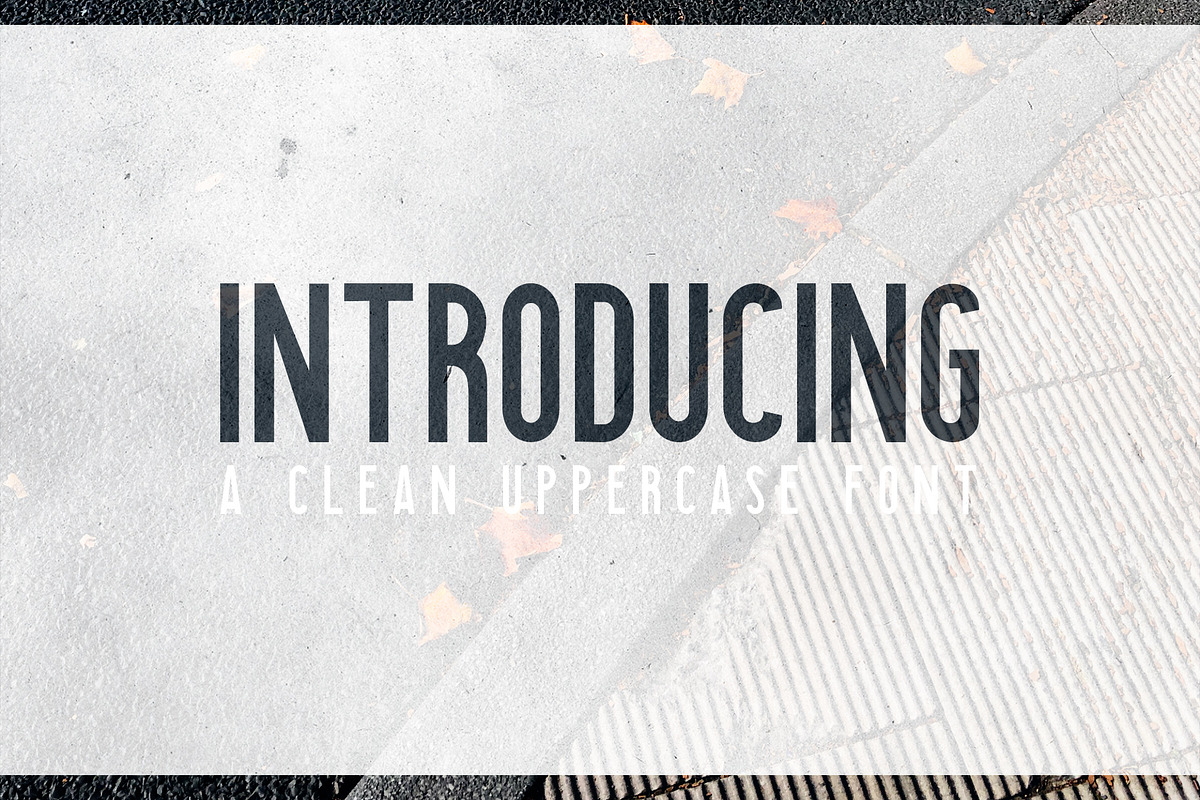 Searocks | A clean condensed font preview 2