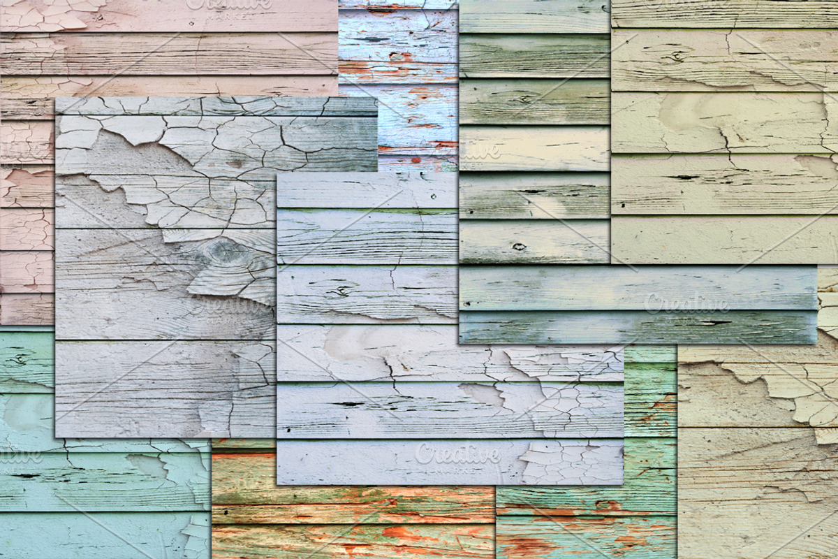 WHITE DISTRESSED WOOD TEXTURE preview 4
