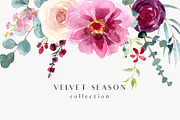 Velvet season - graphic set, an Illustration by Youksy (Thumbnail 10 of 10)