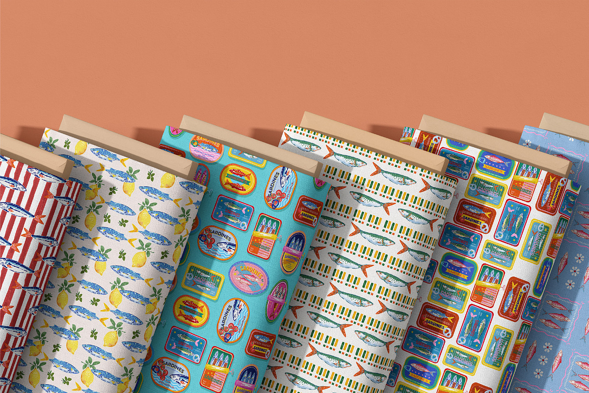 Sardine Social Club, a Pattern Graphic by MSNTY STUDIOX (Photo 17 of 30)