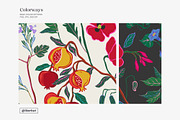 Spanish Botanical Floral Pattern, a Pattern Graphic by likorbut (Thumbnail 8 of 12)