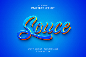 3d Text Effect Photoshop Mockup