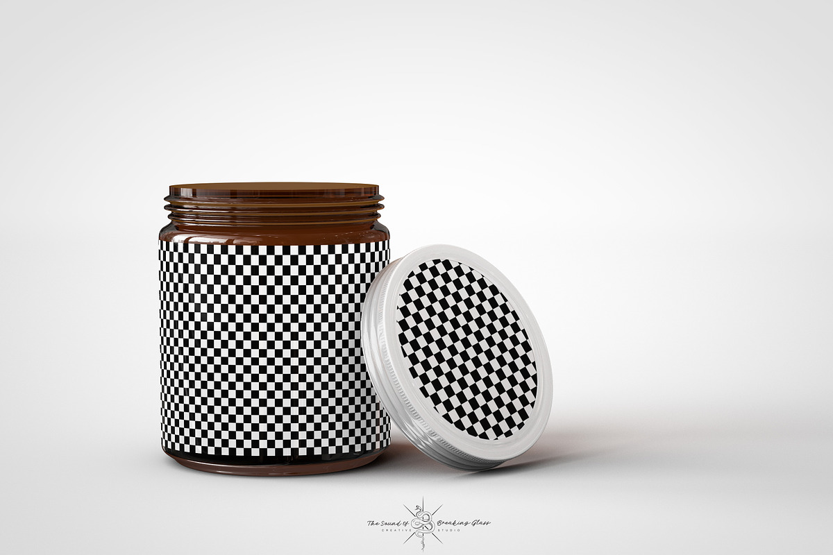 Amber Cosmetics Jar & Box Mock-Up, a Product Mockup by TSOBG (Photo 4 of 18)