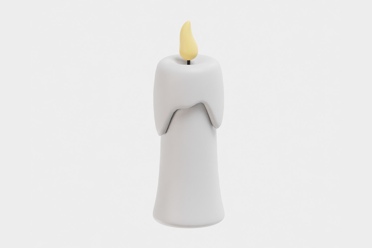 Candle 3d model, an Object 3D Model by fahad121 (Photo 3 of 7)