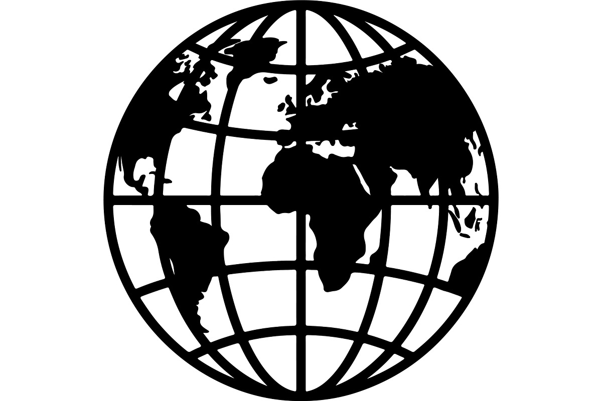 Globe & World Map Silhouette Bundle, a Technology Illustration by balal (Photo 4 of 13)
