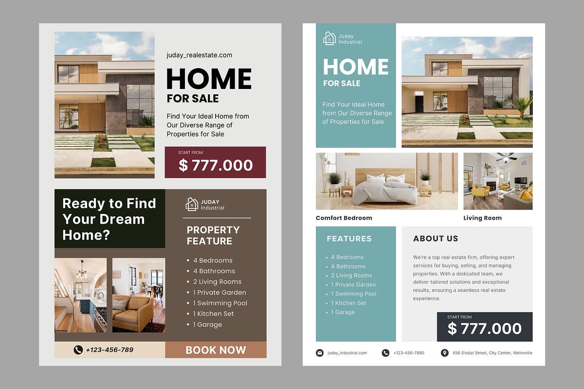 Stylish Canva Flyer Template, a Flyer Template by judayartworks (Photo 6 of 11)