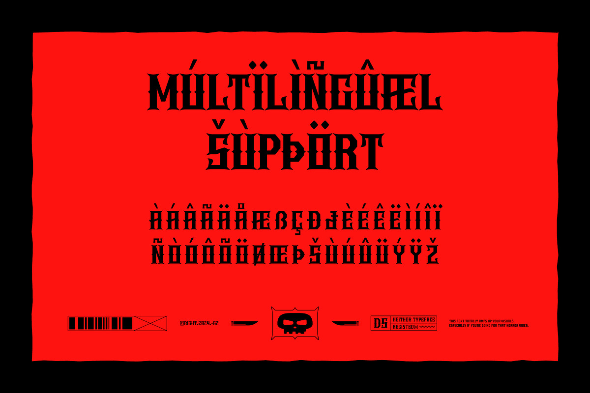 Keithor – Western Gothic Font, a Blackletter Font by Drizy (Photo 6 of 10)
