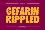 Gefarin Rippled, a Sans Serif Font by Craft Supply Co. (Thumbnail 1 of 8)