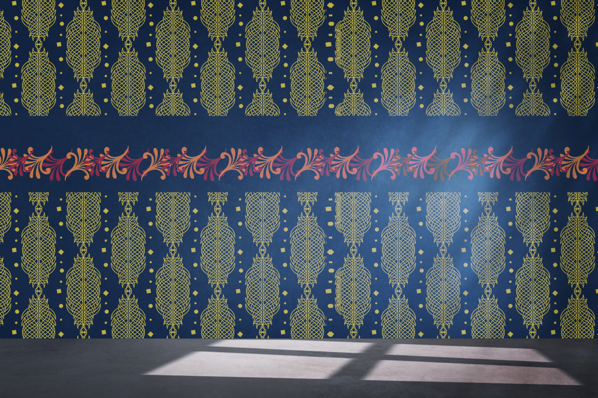 Vintage Golden Stamp Patterns, a Pattern Graphic by Design Unique (Photo 10 of 12)