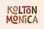 Kolton Monica - Playful Font, a Sans Serif Font by Grezline Studio (Thumbnail 1 of 11)
