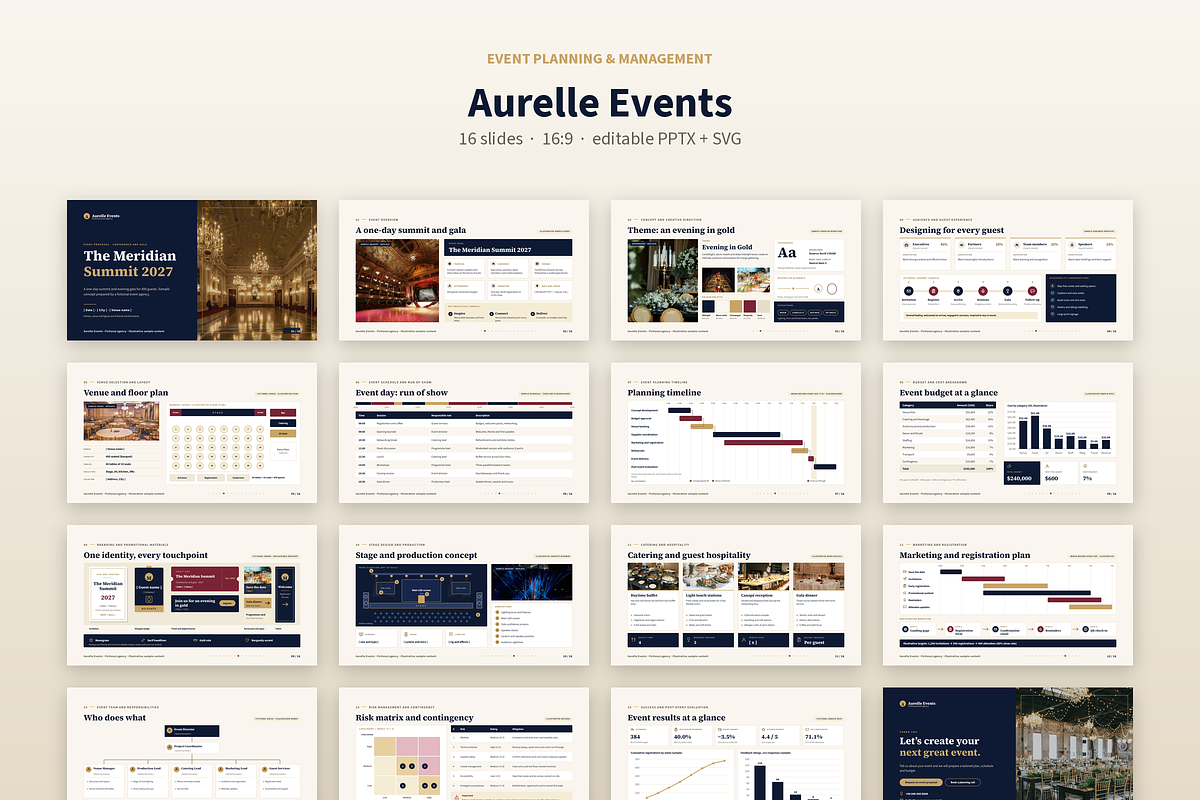 Event Management Presentation, a Presentation Template by novexora (Photo 4 of 4)