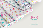Watercolor Sweet Patterns, a Pattern Graphic by Spirit of Colors (Thumbnail 1 of 7)