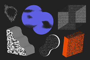 90 Vector Texture Shapes