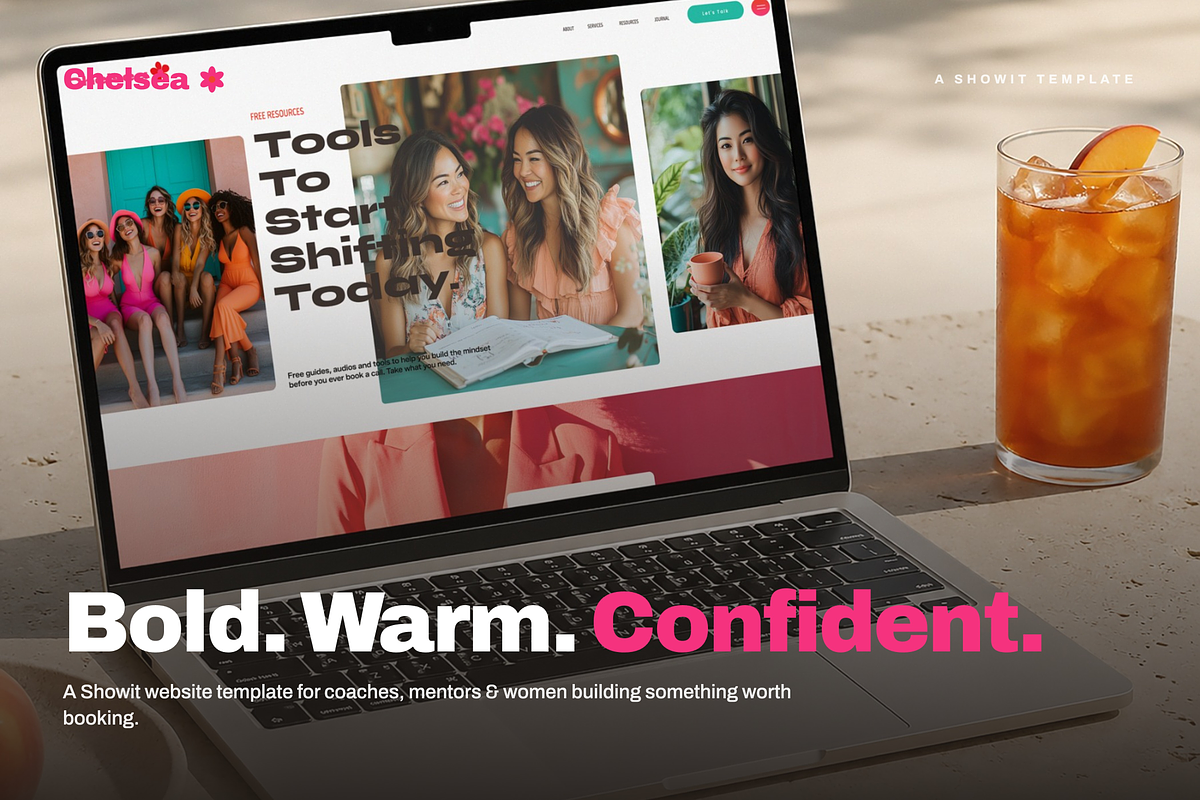 Chelsea | Showit Template, an App Template by Refinery Nine Co. (Photo 2 of 9)