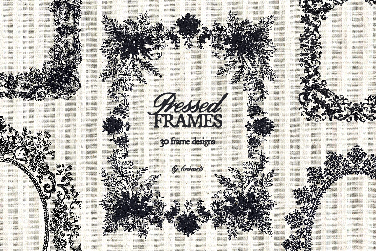 Pressed Frames: Ornamental Borders, an Object Graphic by lerinartstudio (Photo 5 of 18)