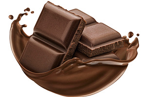 Chocolate pieces
