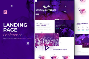 Conference - Elementor Pro Layout