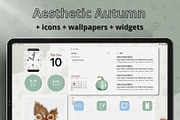 Aesthetic Autumn iPad a iPhone Theme, a Background Graphic by BeeRubby (Thumbnail 4 of 10)