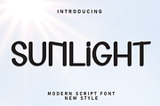 Sunlight | Script Font, a Script Font by Scratchones (Thumbnail 1 of 8)