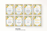 Lemon Baby Shower Games Pack, a Card Template by Digital_Mind (Thumbnail 3 of 6)
