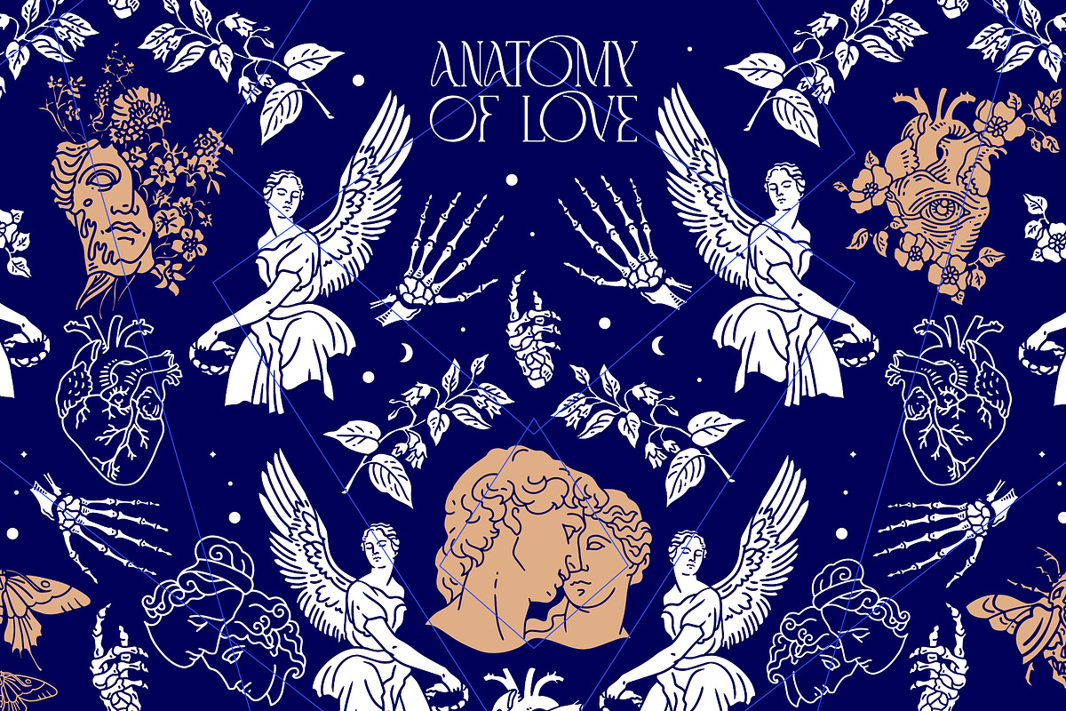 Anatomy of love, a Healthcare Illustration by OlgaSoi007 (Photo 12 of 12)
