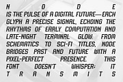 NODE, a Sans Serif Font by Loudoun Design Co. (Thumbnail 5 of 5)