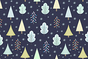 Winter Owls: patterns, illustrations, a Pattern Graphic by Gulnara Sabirova (Thumbnail 4 of 10)