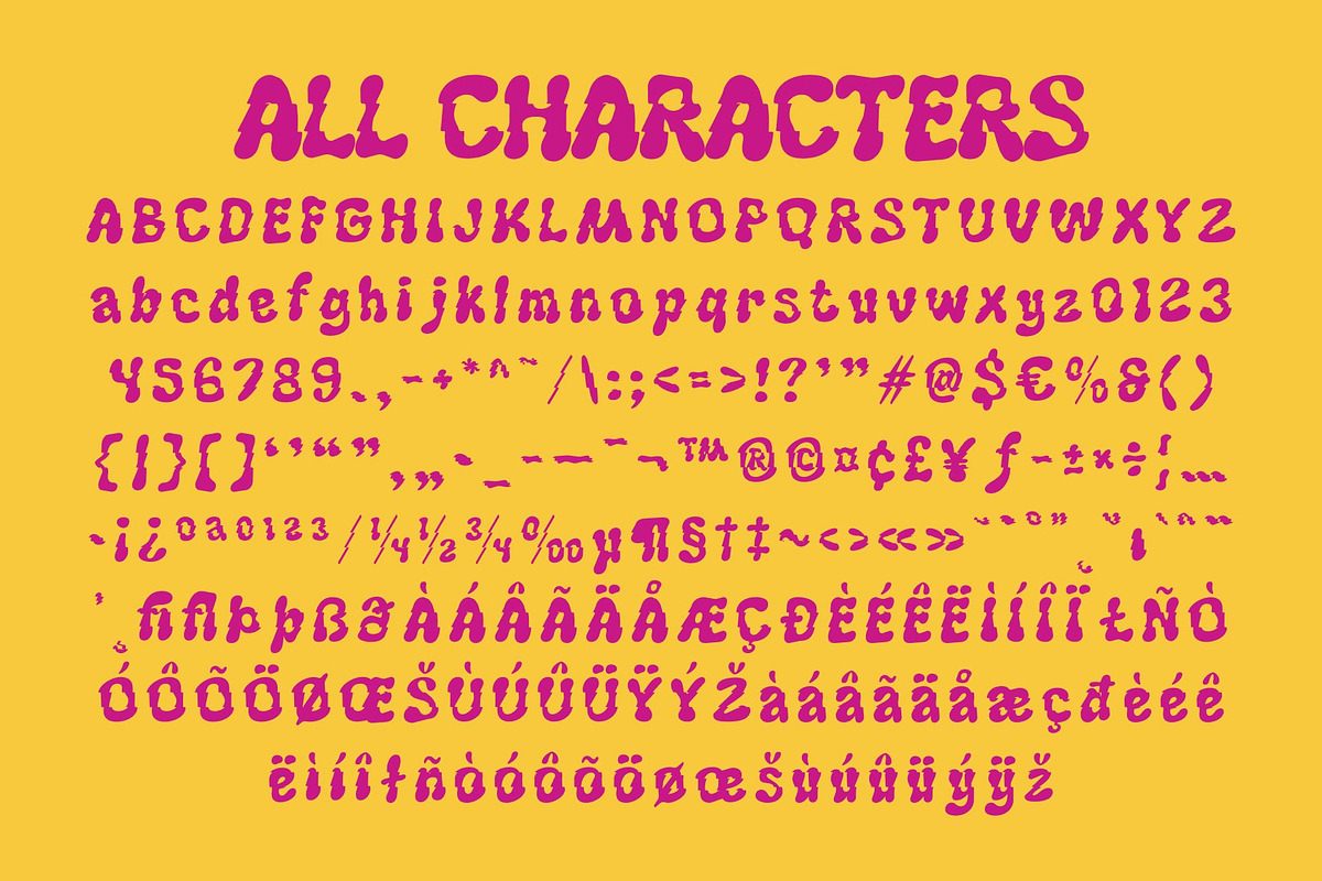 Genida Rippled, a Sans Serif Font by Craft Supply Co. (Photo 8 of 8)