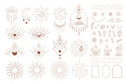 Magic Women & Celestial elements, a Decorative Illustration by roskque (Thumbnail 5 of 9)