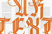 Frakturshape Line, a Blackletter Font by cromatixclassroom (Thumbnail 6 of 9)