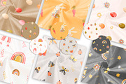 Happy Boho Easter spring clipart, an Animal Illustration by NataLyaroArt (Thumbnail 4 of 13)